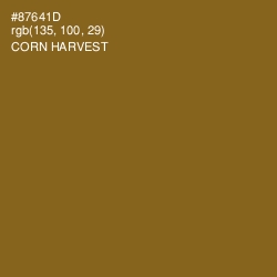 #87641D - Corn Harvest Color Image